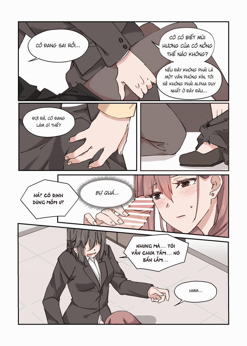 Cái gì?! giám đốc của tôi làm một omega?! Oneshot trang 18