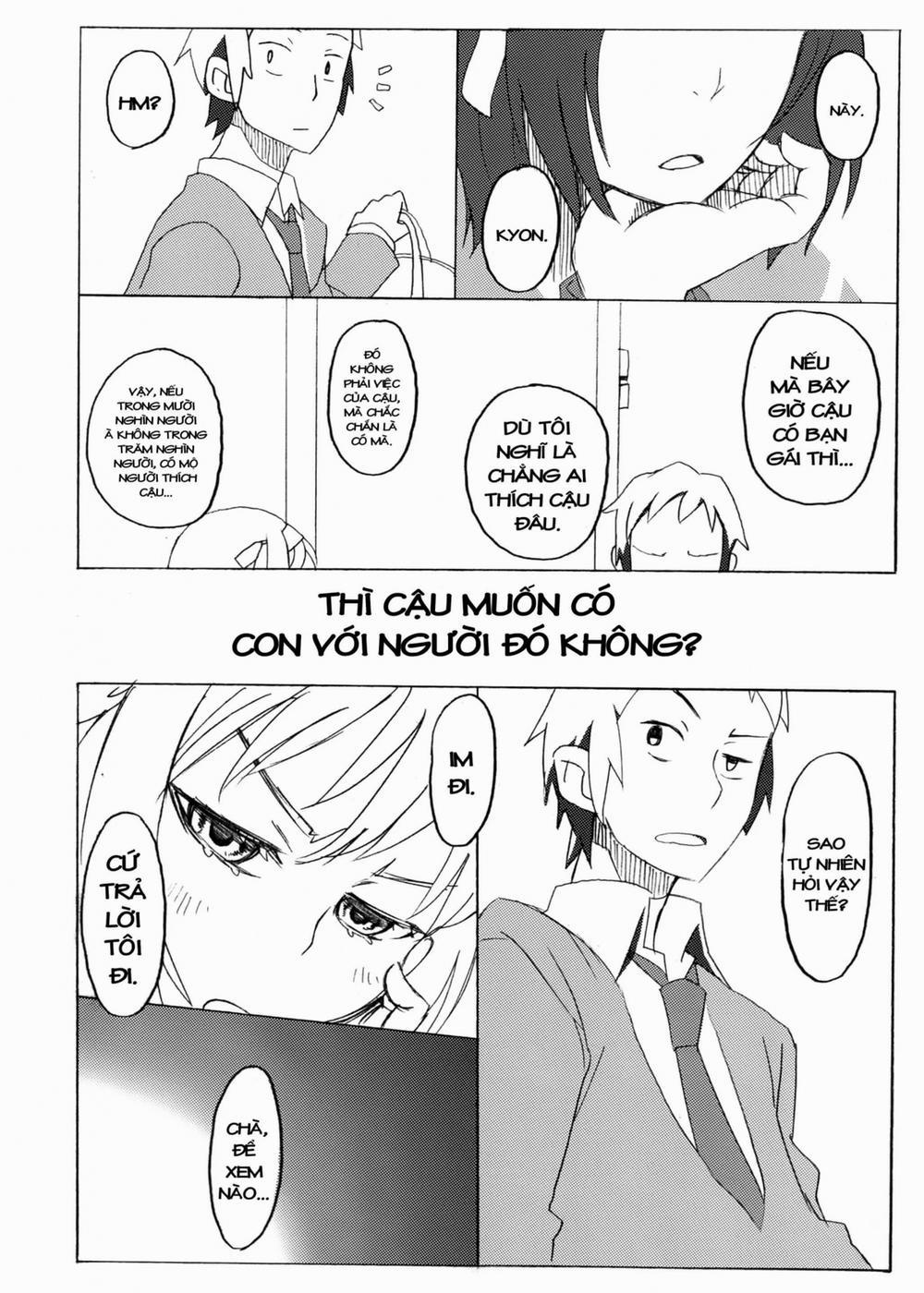 Cái thai của Suzumiya Haruhi Oneshot trang 19