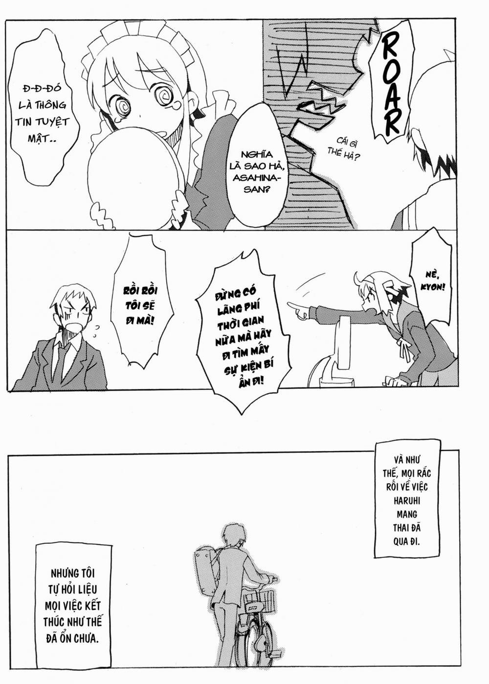 Cái thai của Suzumiya Haruhi Oneshot trang 22