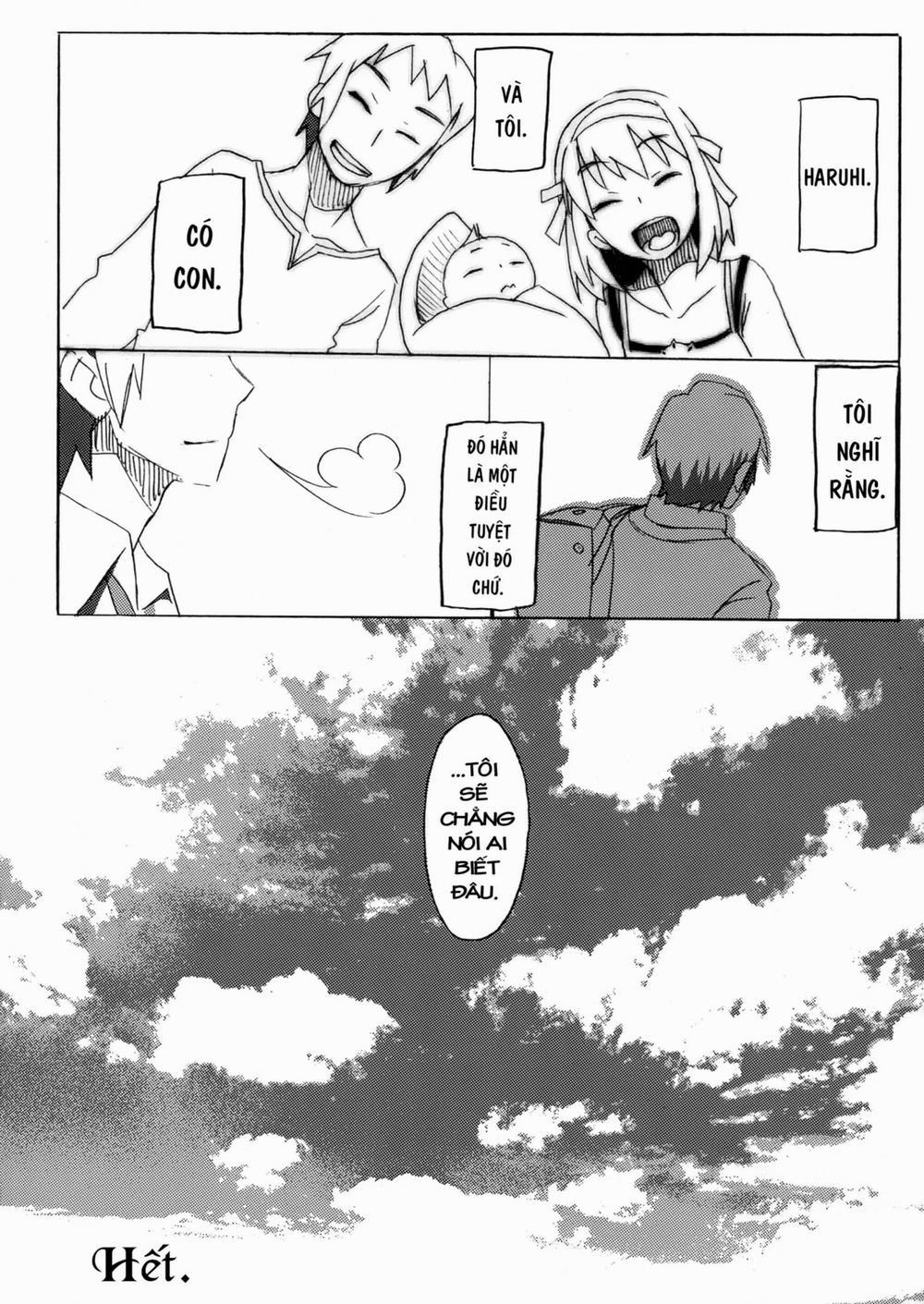 Cái thai của Suzumiya Haruhi Oneshot trang 23