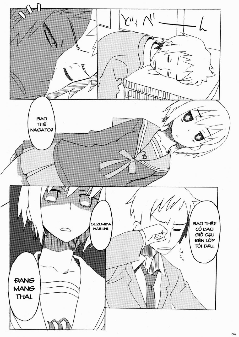 Cái thai của Suzumiya Haruhi Oneshot trang 5