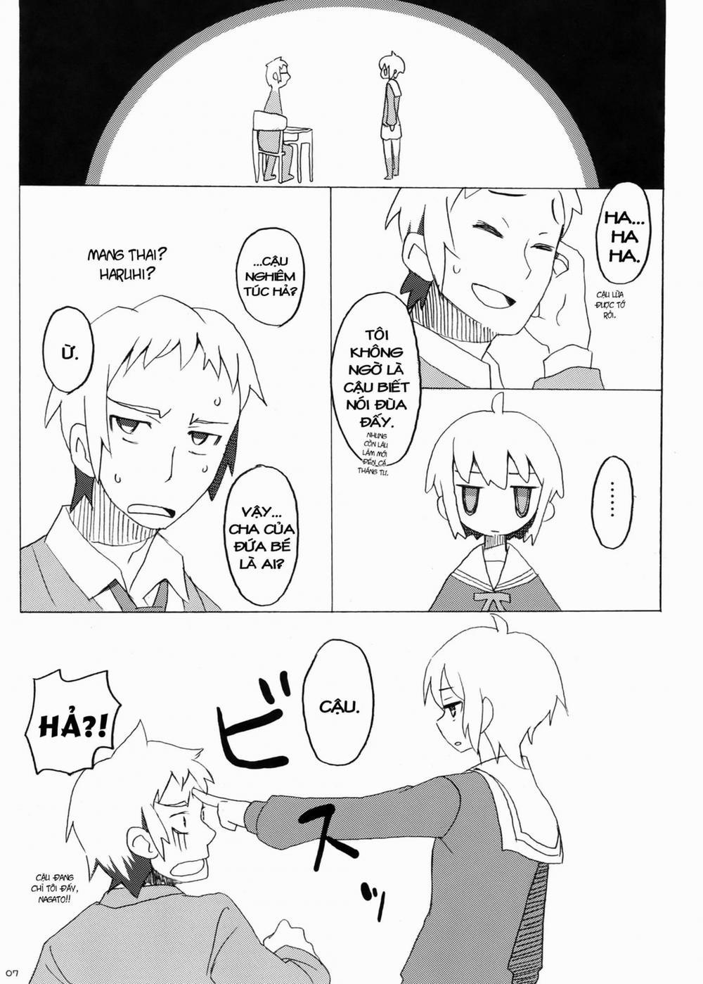 Cái thai của Suzumiya Haruhi Oneshot trang 6