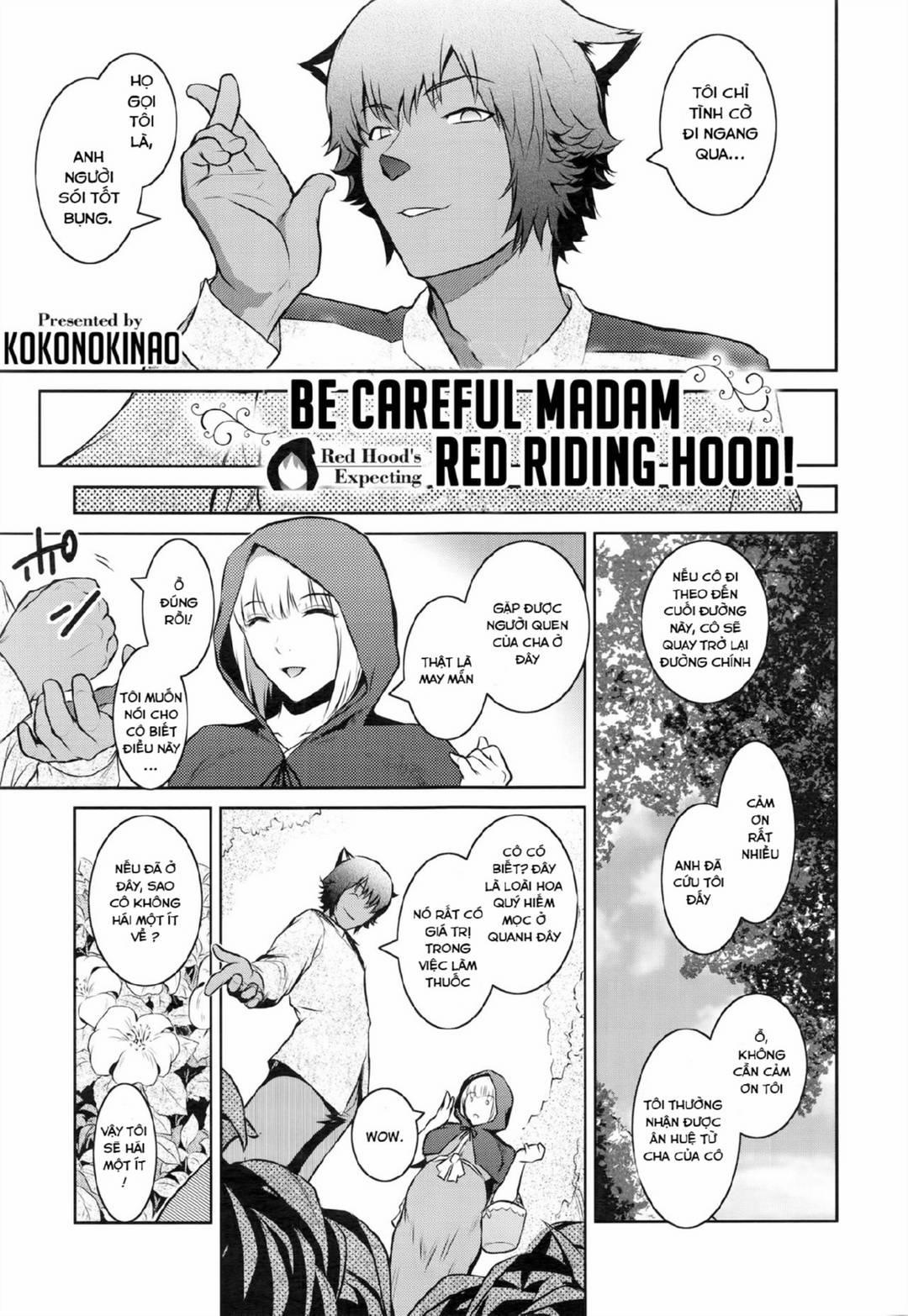 Cẩn thận cô bé quàng khăn đỏ Oneshot trang 2
