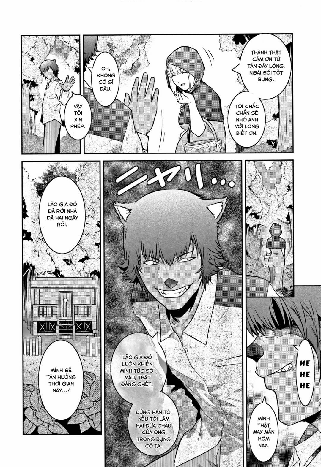 Cẩn thận cô bé quàng khăn đỏ Oneshot trang 3