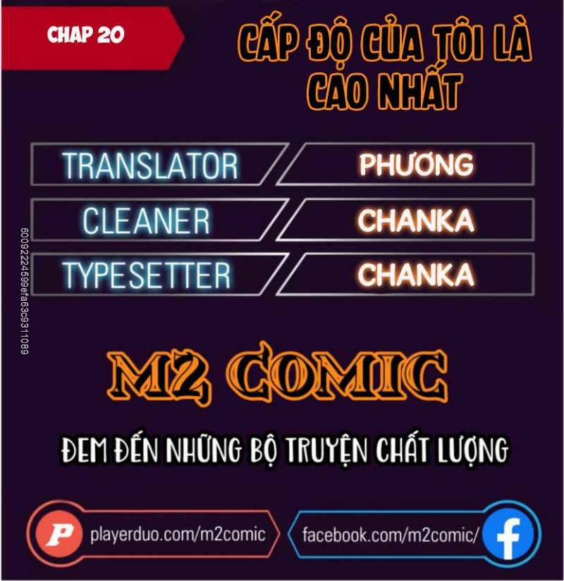 Cấp Độ Của Tôi Là Cao Nhất 20 trang 1
