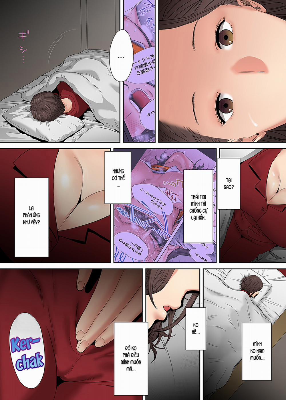 Cấp dưới của chồng làm tôi ra lênh láng... Ngoại tình thật là sướng đến điên đảo. 0 Tình tay ba, Okamoto dưới trướng. trang 6