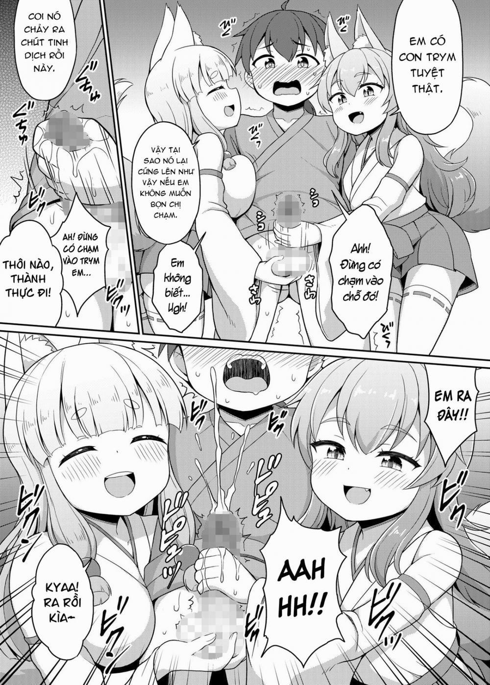 Cậu bé âm dương sư và hai chị hồ ly ống tre. Oneshot trang 3