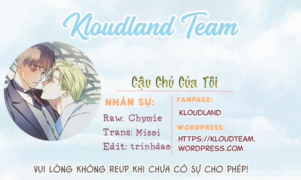 Cậu Chủ Của Tôi 10 trang 1