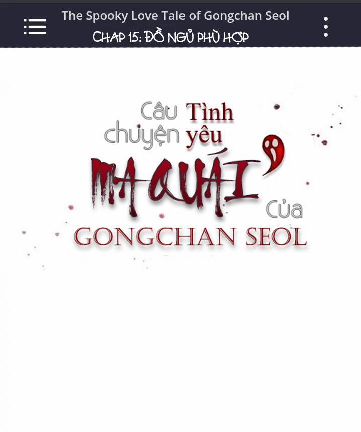 Câu chuyện tình yêu ma quái của Gongchan Seol 15 trang 0