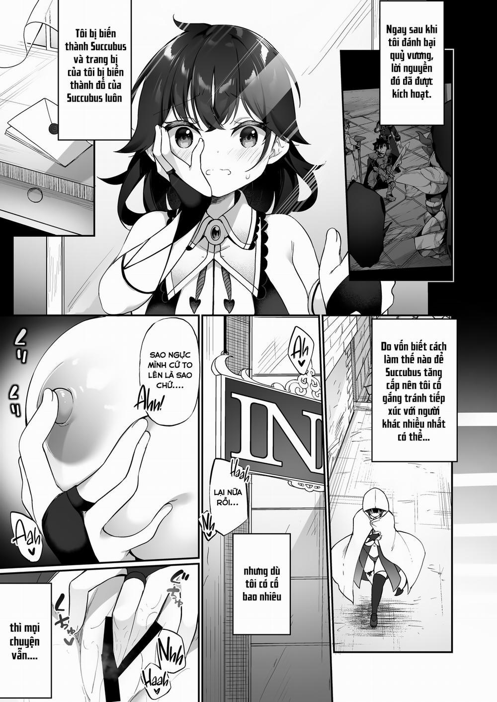 Câu chuyện về người hùng đã đánh bại quỷ vương nhưng lại thua trước Succubus và tận hưởng cuộc sống làm Succubus! Oneshot trang 12