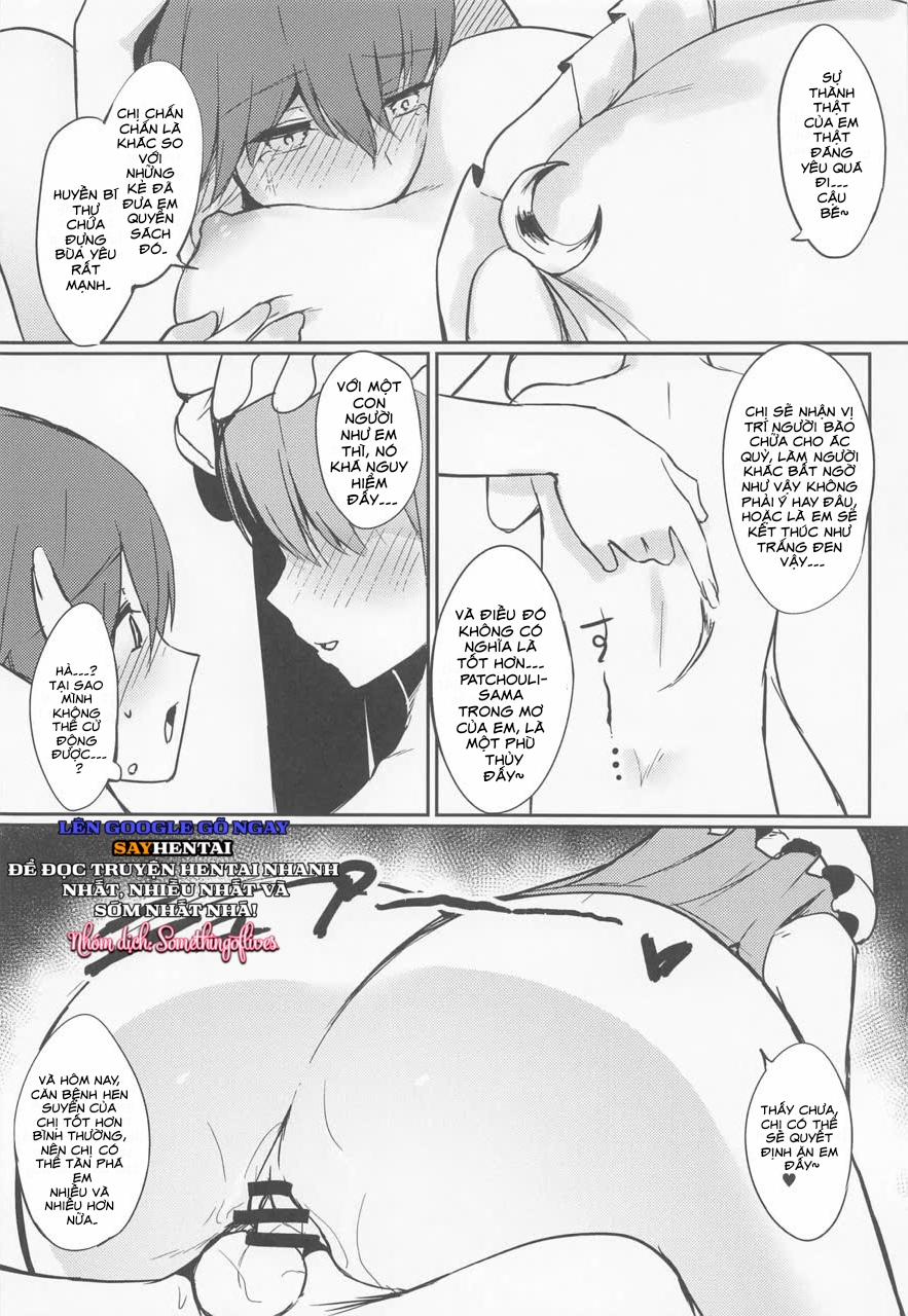 Câu chuyện về tỏ tình xong, bị Patchouli-sama cưỡng bức ngay tại chỗ 1 trang 12