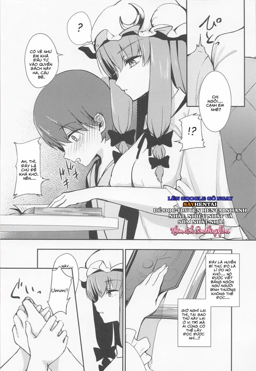 Câu chuyện về tỏ tình xong, bị Patchouli-sama cưỡng bức ngay tại chỗ 1 trang 2