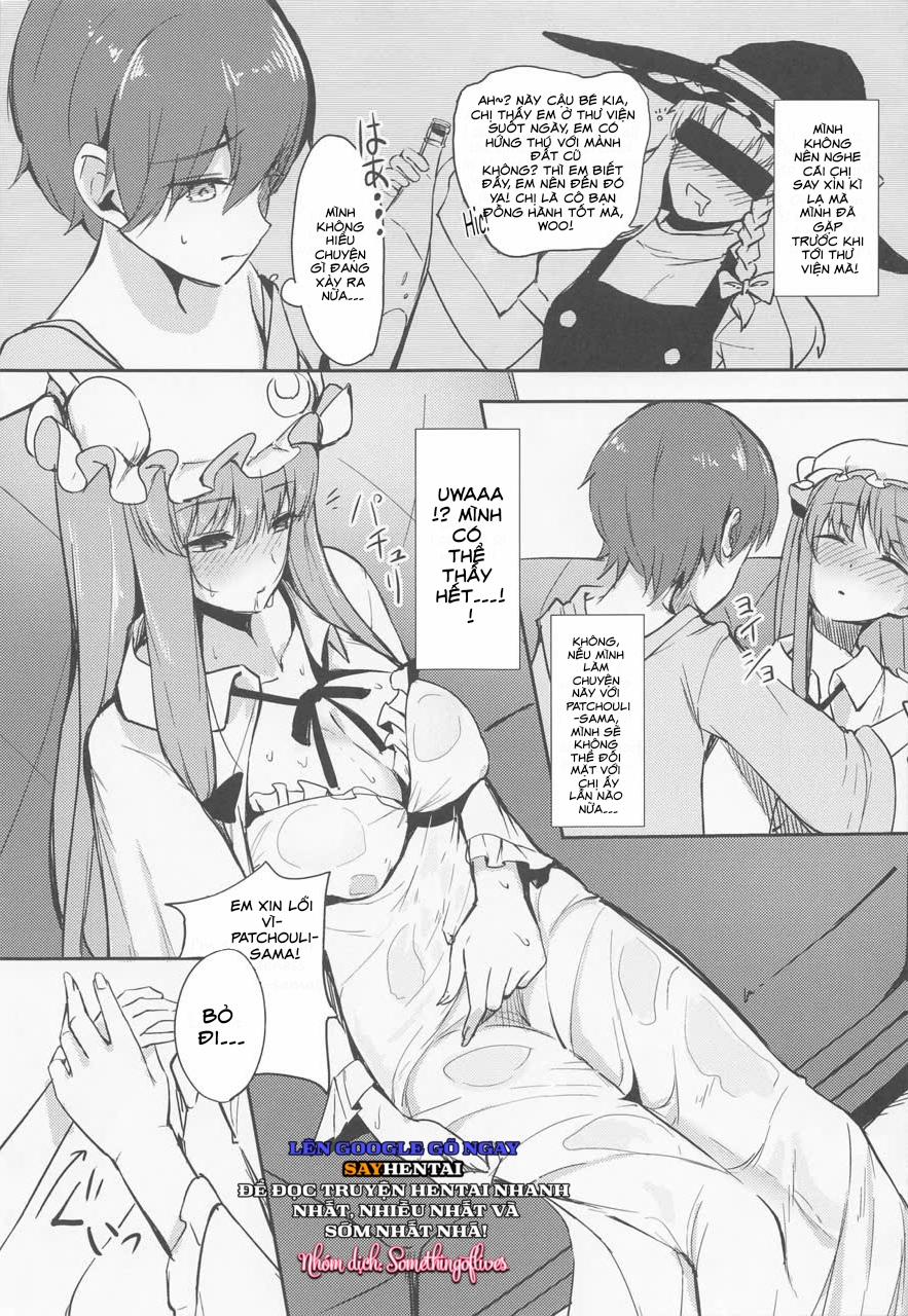 Câu chuyện về tỏ tình xong, bị Patchouli-sama cưỡng bức ngay tại chỗ 1 trang 5
