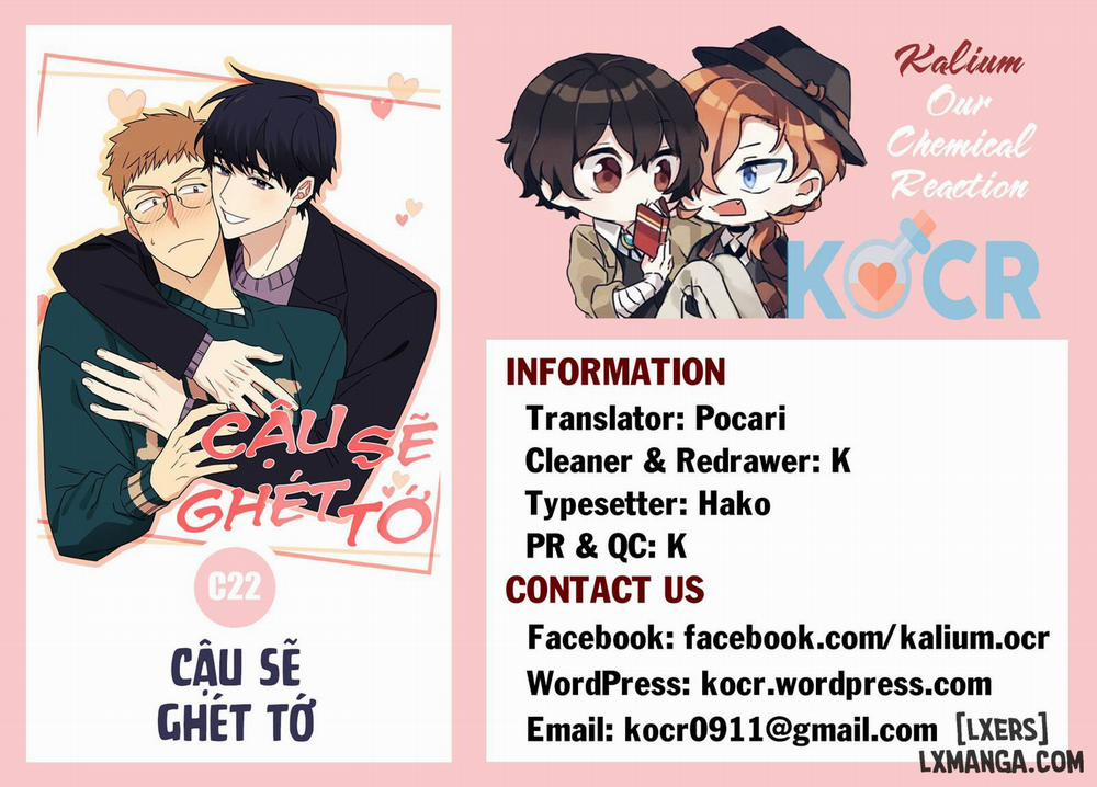 Cậu sẽ ghét tớ 22 trang 23