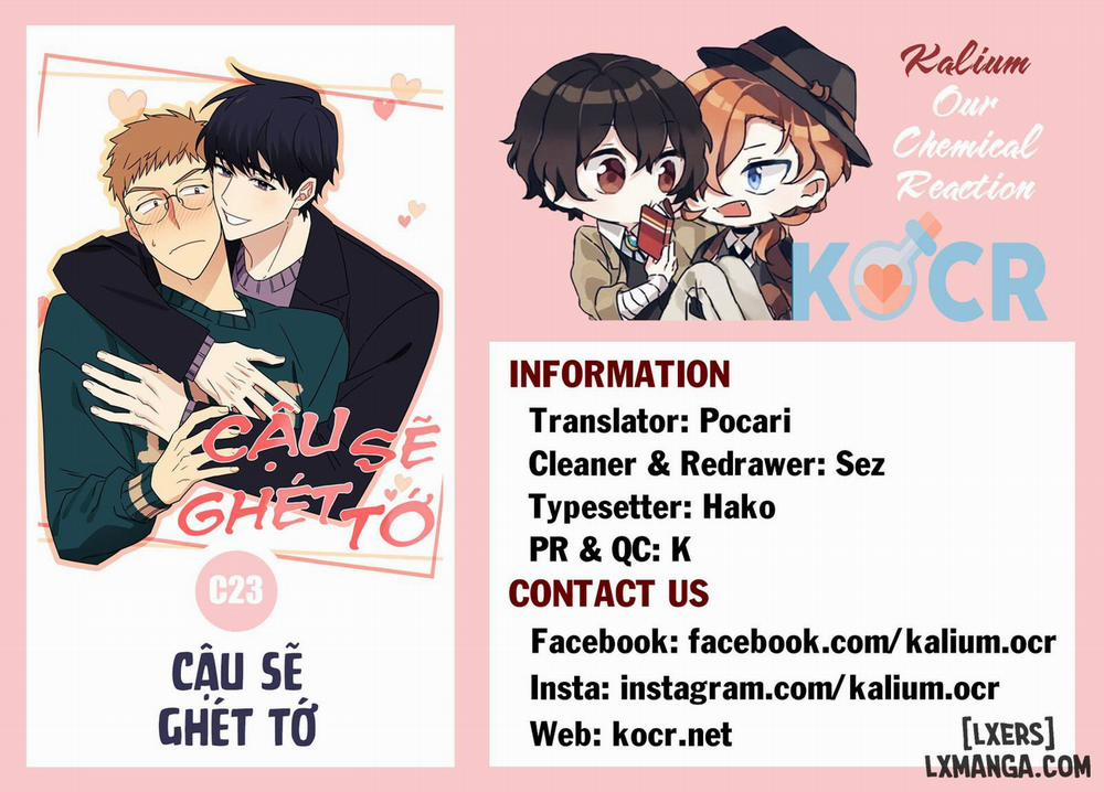 Cậu sẽ ghét tớ 23 trang 21