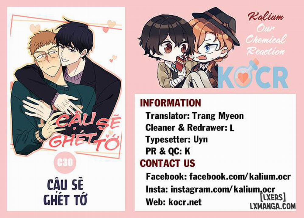 Cậu sẽ ghét tớ 30 trang 32