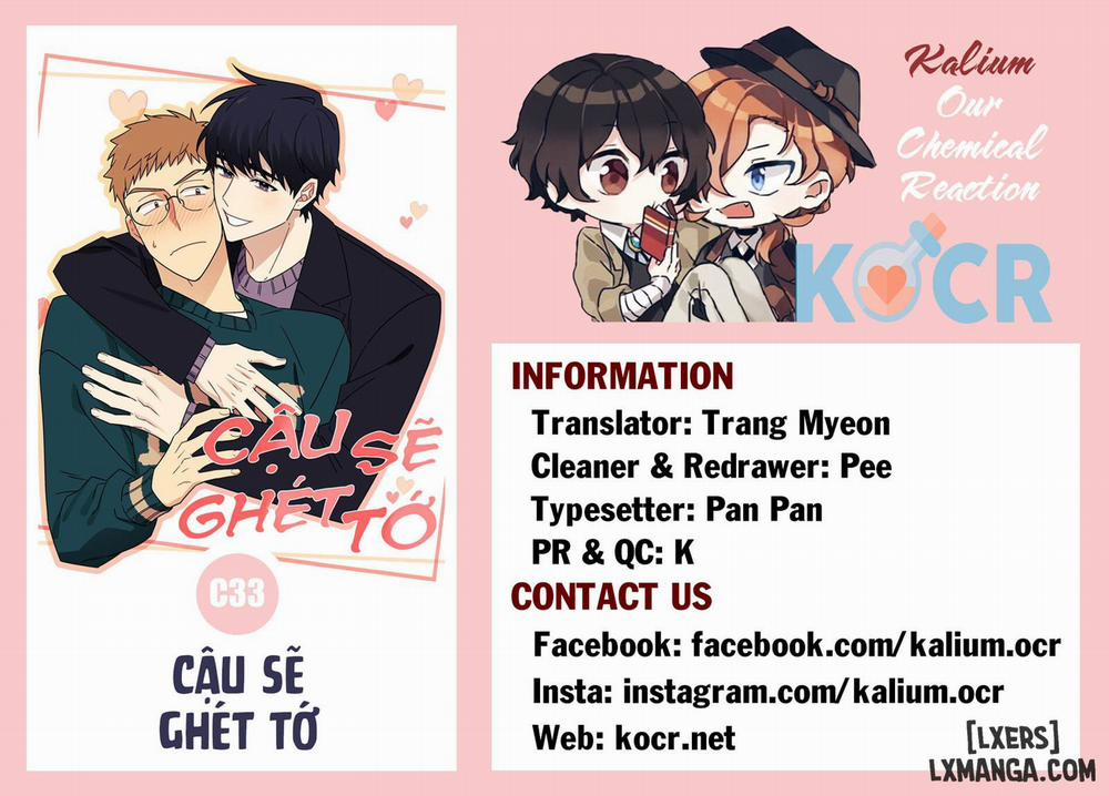 Cậu sẽ ghét tớ 33 trang 23