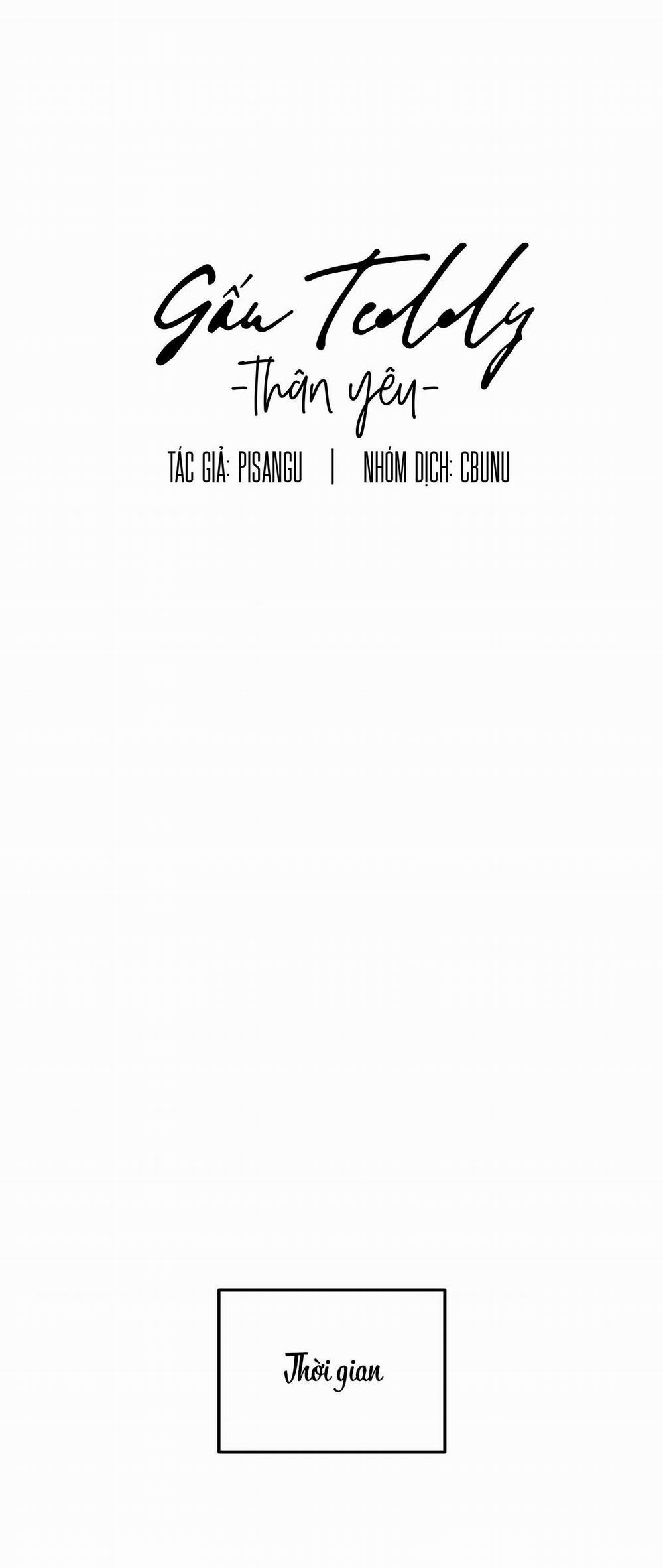 (CBunu) Gấu Teddy thân yêu 1 0 trang 22