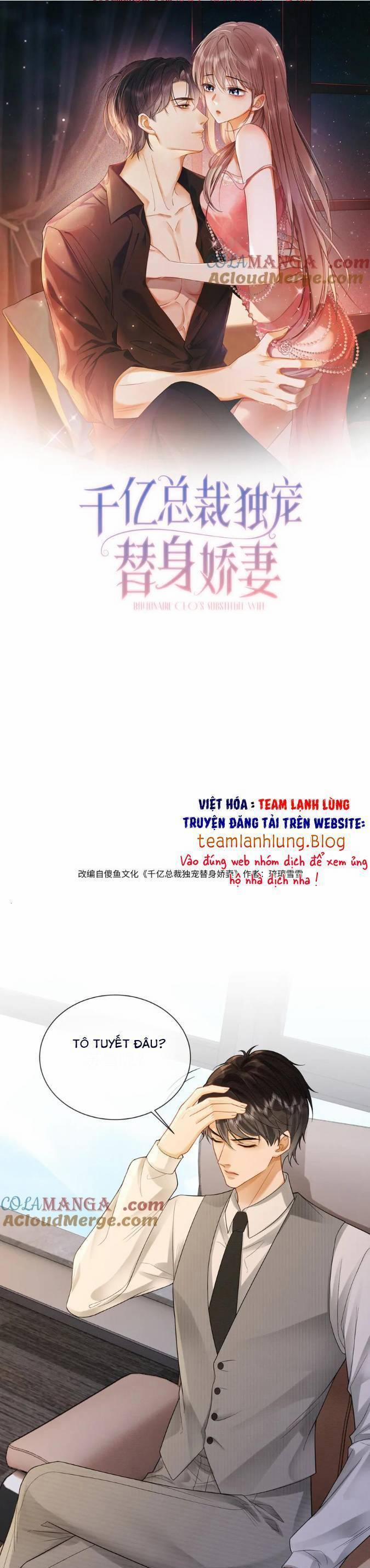 Ceo Tỷ Phú Chỉ Yêu Người Vợ Thế Thân Của Mình 41 trang 0