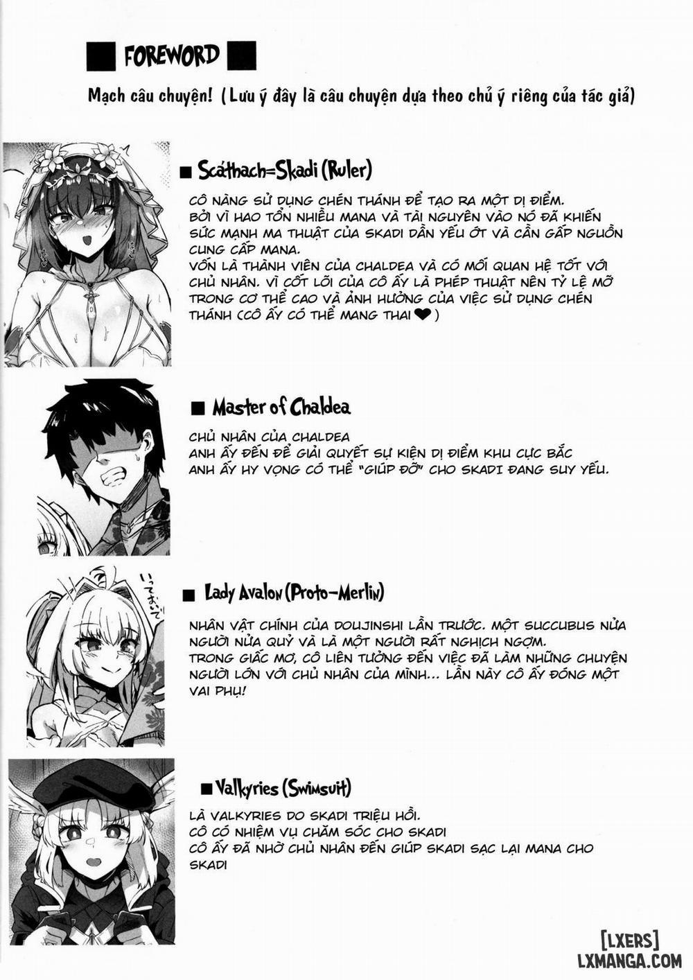 Chaldea Midsummer Vacation. Marrying and Mana Transferring with Bride Skad Oneshot trang 3