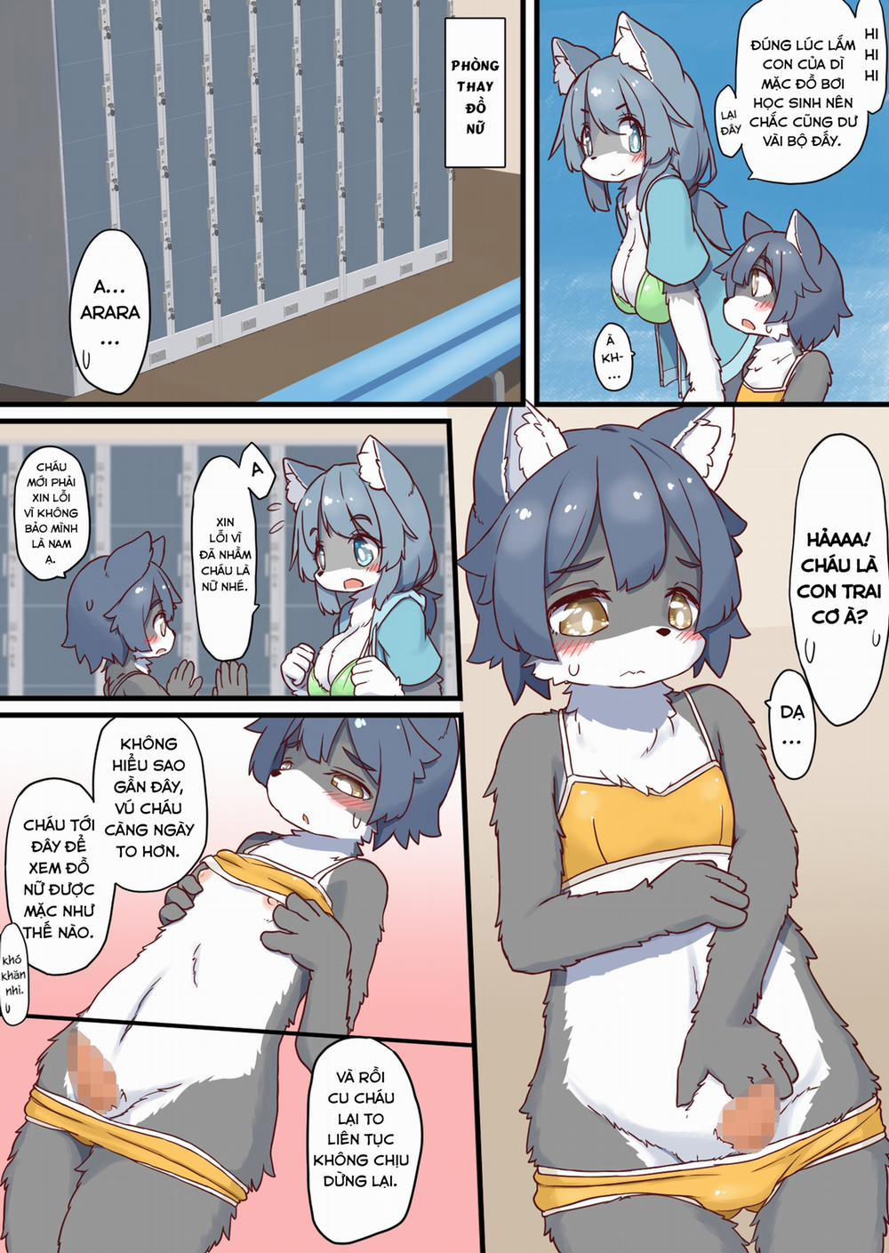 Chăm trẻ lạc ở hồ bơi Oneshot trang 2