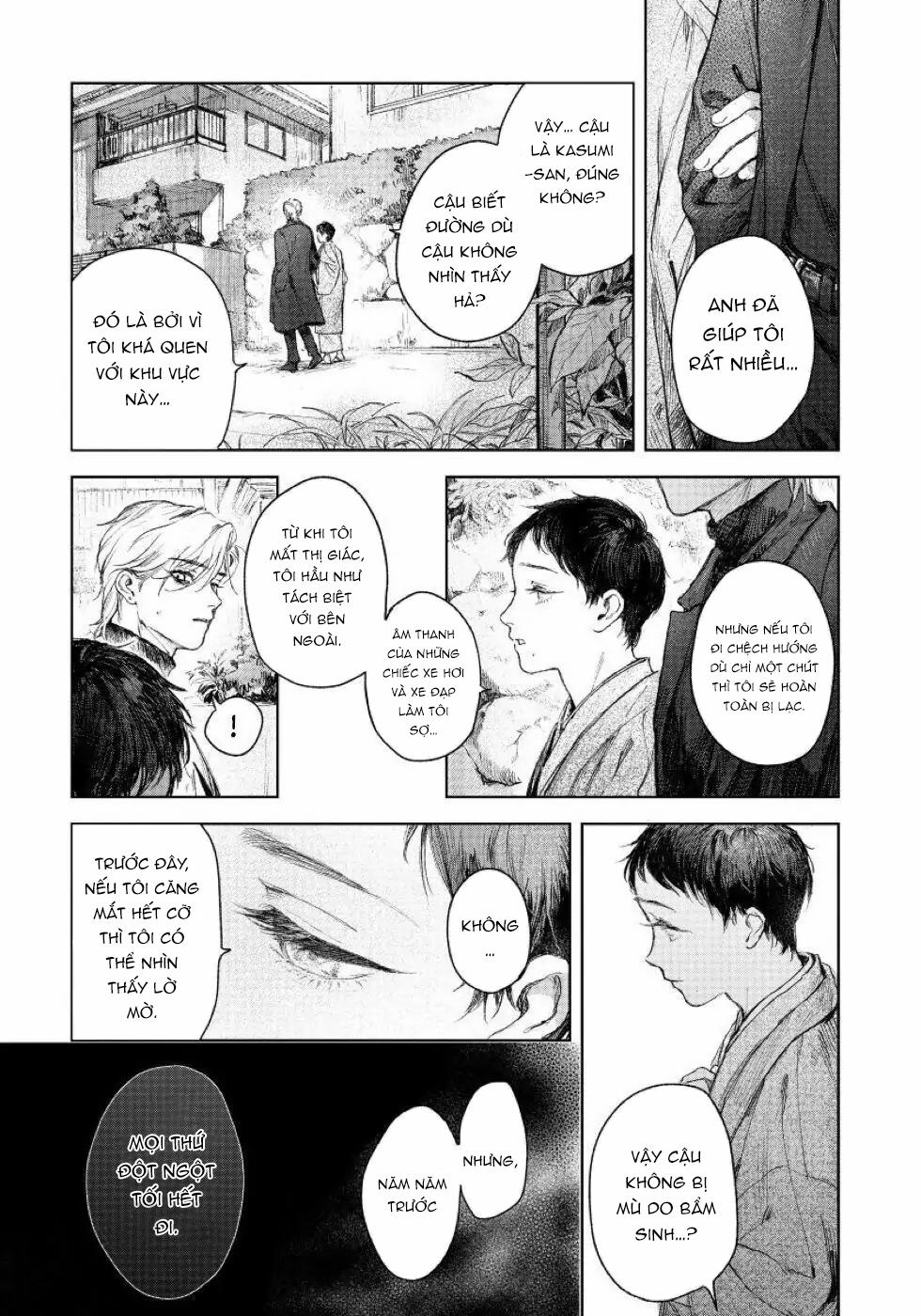 Chạm Vào Bóng Tối Của Cậu Oneshot trang 17