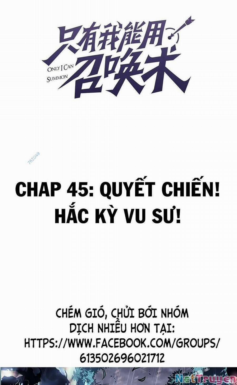 Chỉ Có Ta Có Thể Sử Dụng Triệu Hoán Thuật 45 trang 1