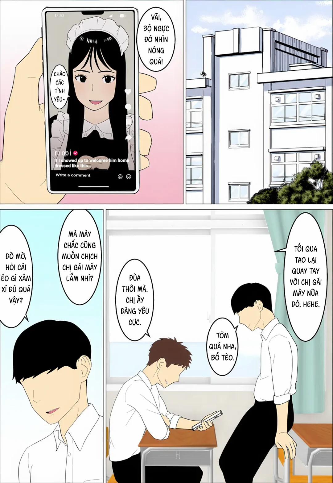 Chị gái là hot tiktoker Oneshot trang 4