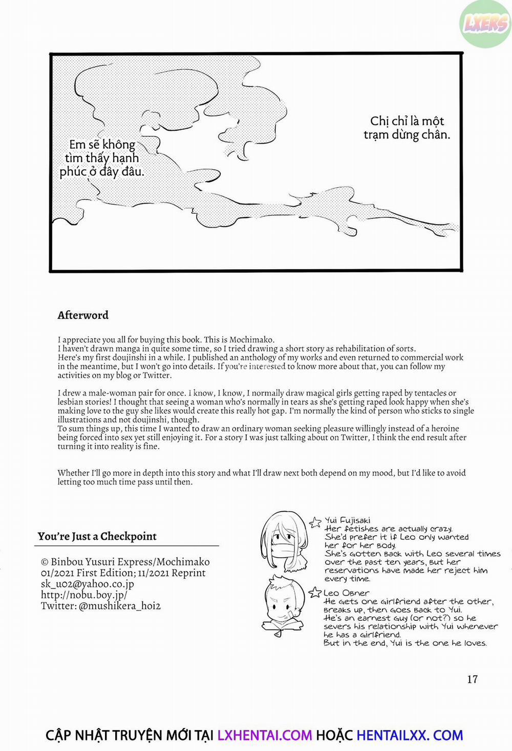 Chị không phải kẻ tội lỗi duy nhất 2 0 You are Just 0 Checkpoint trang 18