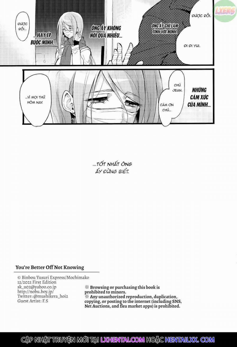 Chị không phải kẻ tội lỗi duy nhất 3 - You are Better off Not Knowing trang 20