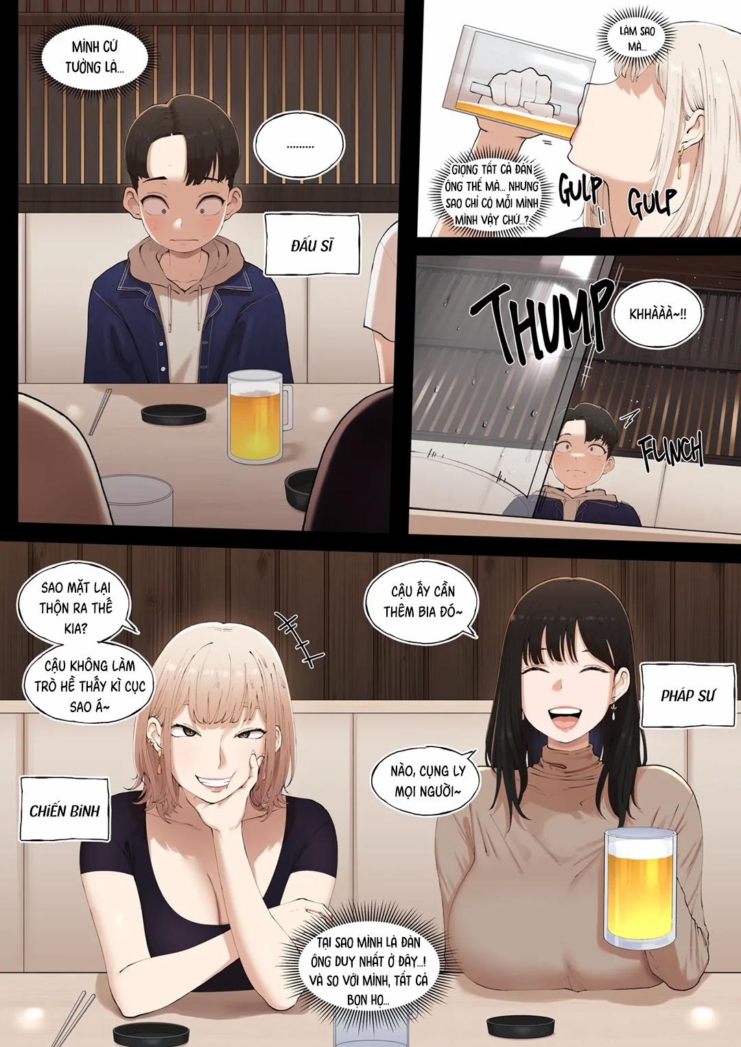 Chỉ mình tôi là đàn ông trong cái tổ đội này Oneshot trang 5