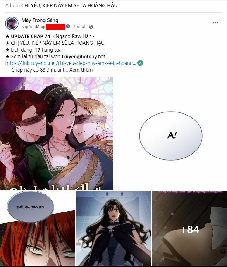 Chị Yêu, Kiếp Này Em Sẽ Là Hoàng Hậu 71.1 trang 40