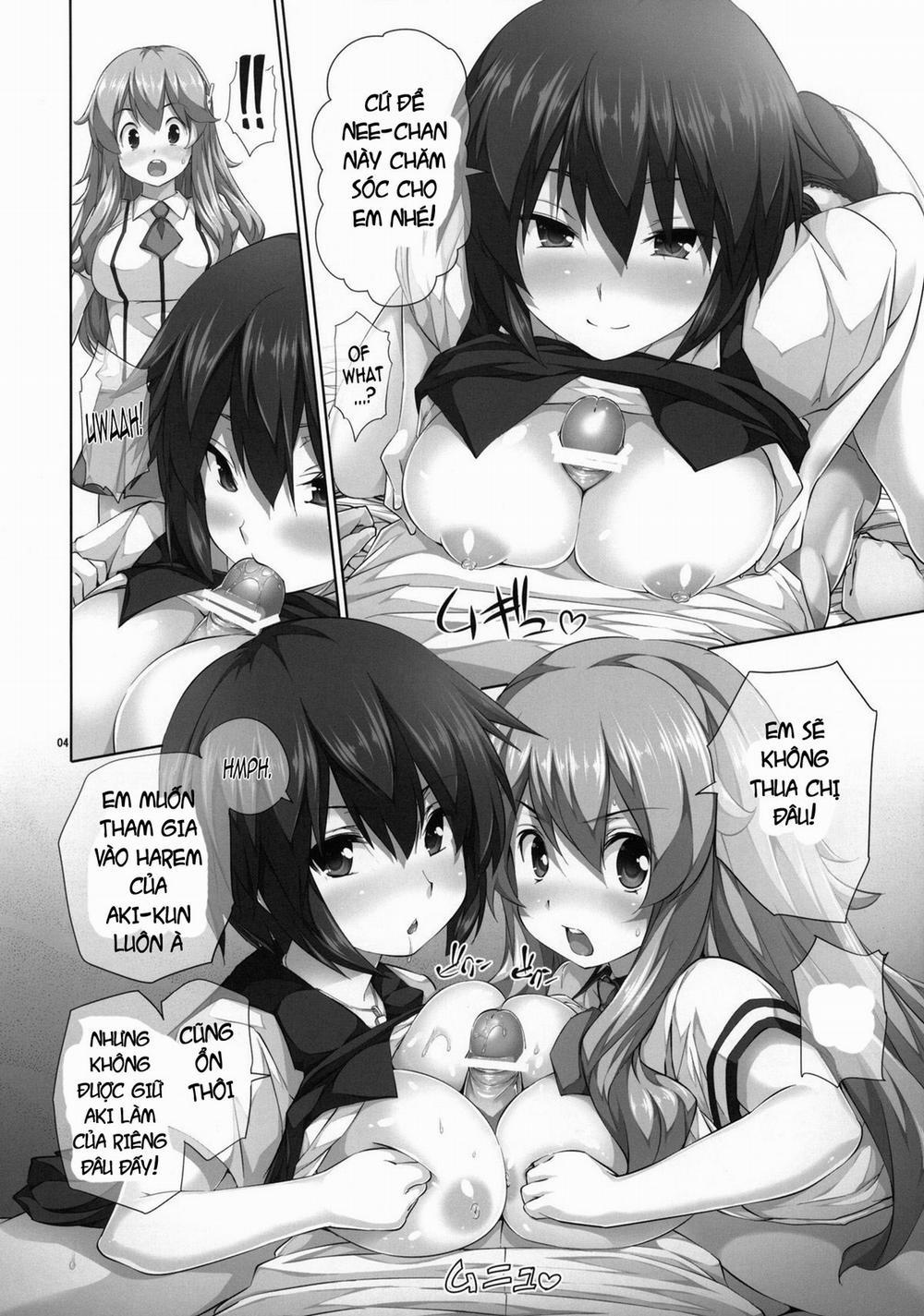 Chichi to Bust to Oppaichuu 2 (Baka To Test To Shoukanjuu) Oneshot trang 2