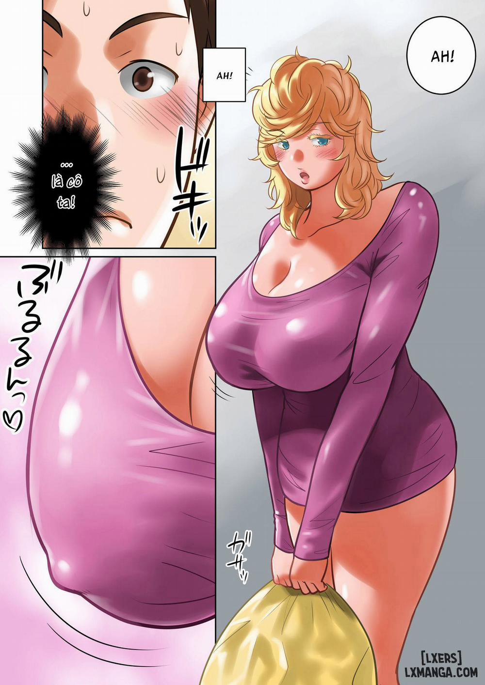 Chichinomi K-Cup Hitozuma Julia-san no Bonyuu Oneshot trang 58