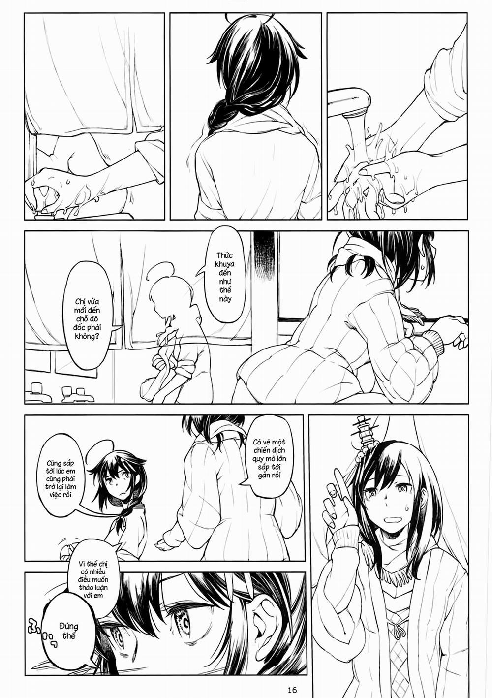 Chiisana Chinjufu no Yamashigure 2 (Kantai Collection) Oneshot trang 14
