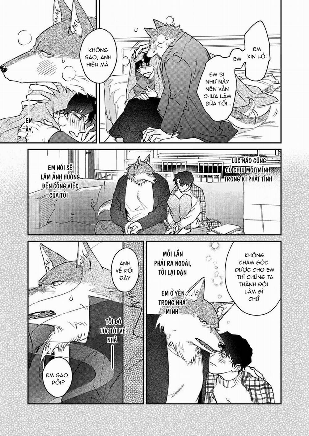 Chìm Đắm Trong Tình Yêu Mãnh Liệt Với Anh Chàng Người Sói 7 trang 4