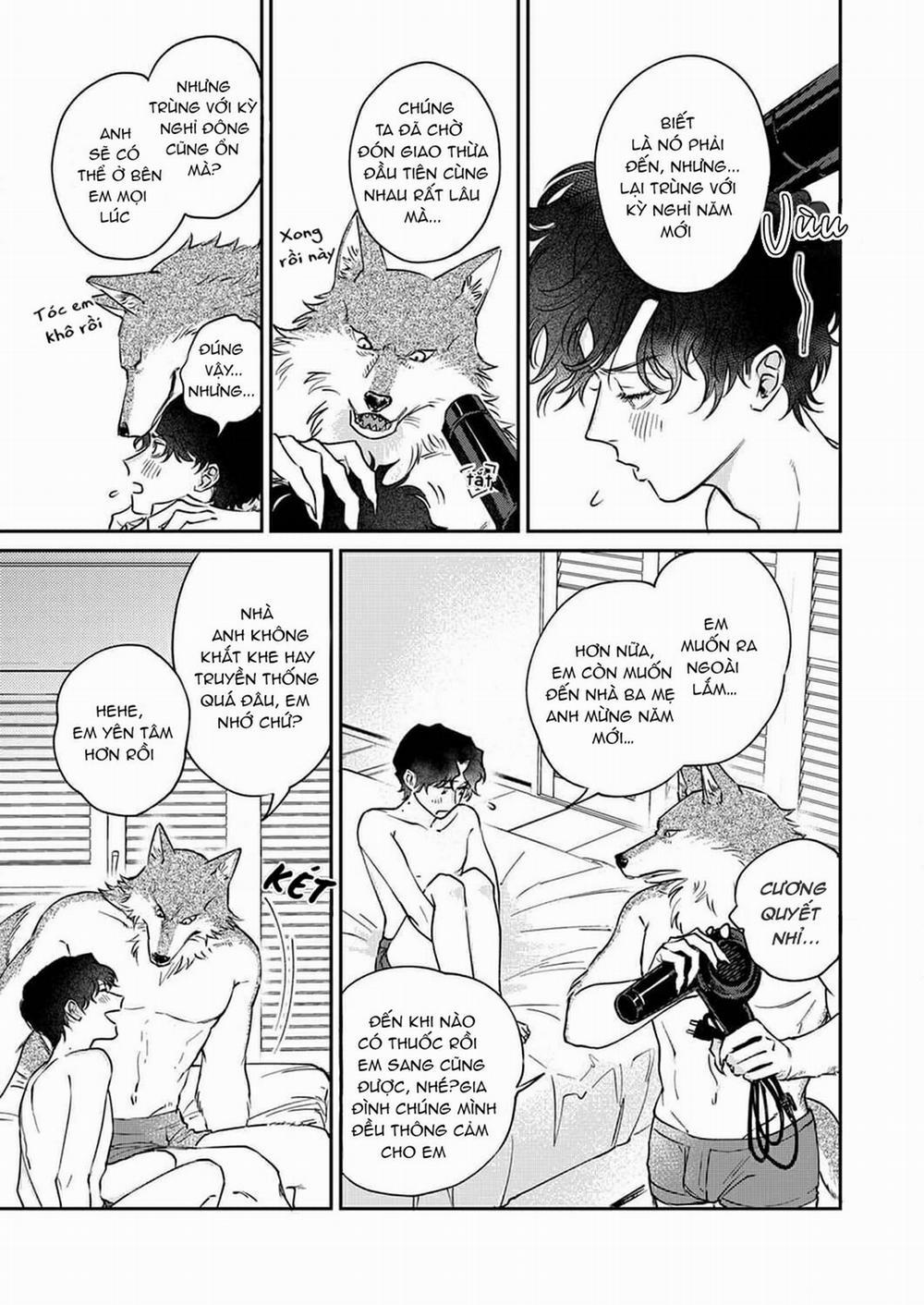 Chìm Đắm Trong Tình Yêu Mãnh Liệt Với Anh Chàng Người Sói 7 trang 8