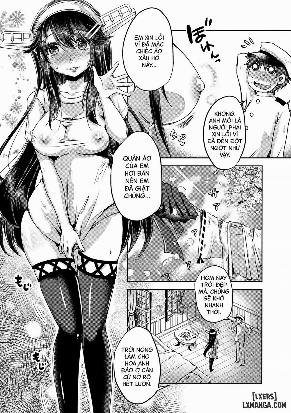 Chinjufu no Sakura to T-shirt no Haruna Oneshot trang 2