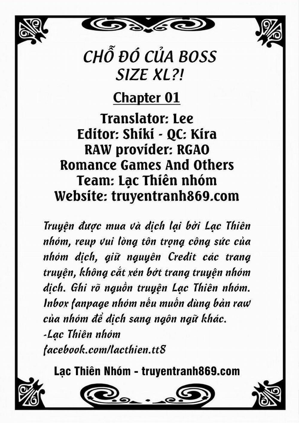 Chỗ Đó Của Boss Size XL!? 1 trang 2