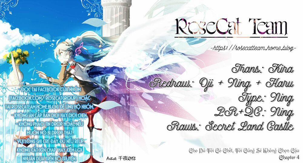 Cho Dù Tôi Có Chết, Tôi Cũng Sẽ Không Chọn Cậu 3 trang 2