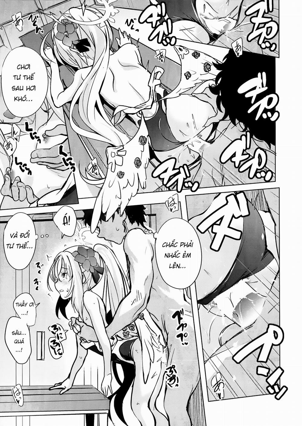 Chơi bé Azusa tại trường Oneshot trang 12