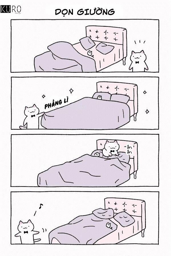 Chú Mèo Kỳ Diệu Kyuu-Chan 0 0 Dọn Giường trang 1