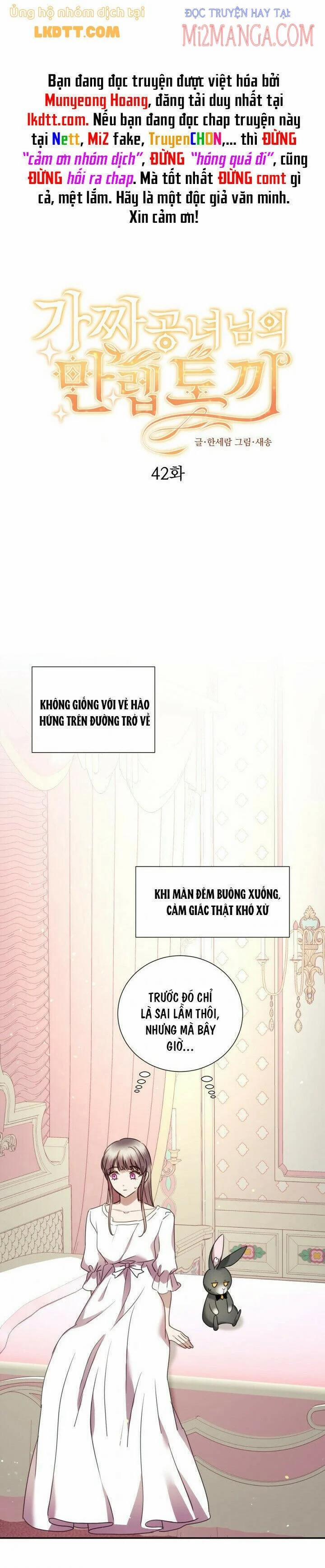 Chú Thỏ Quyền Quý Của Vị Công Nương Giả Mạo 42 trang 0