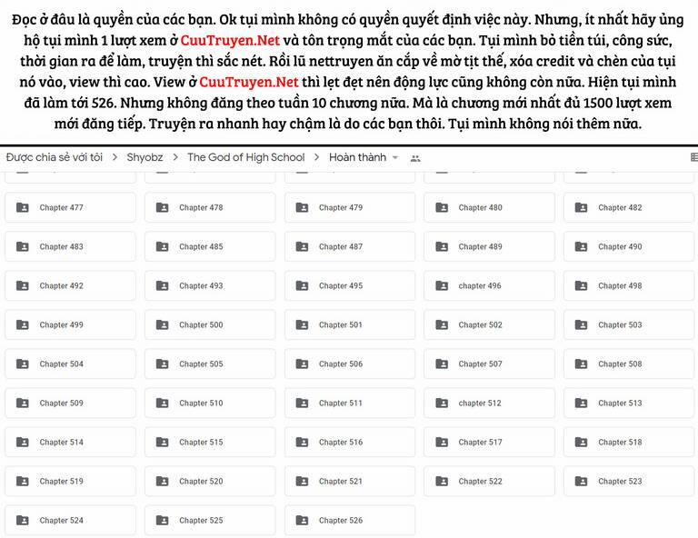 Chúa Tể Học Đường 526 trang 0
