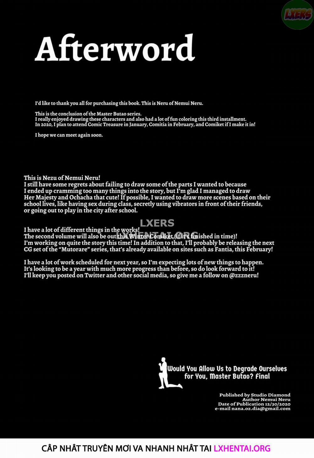 Chúng em có thể phục vụ anh không, chủ nhân? 3 0 [END] trang 23