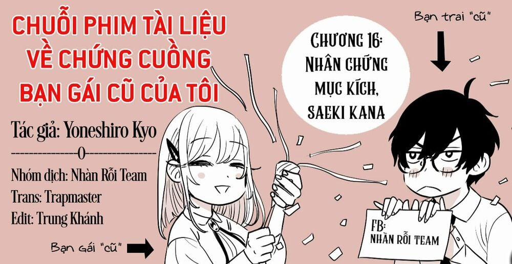 Chuỗi Phim Tài Liệu Về Chứng Cuồng Bạn Gái Cũ Của Tôi. 16 trang 25