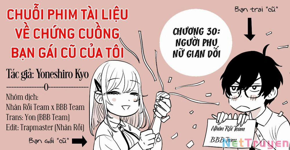 Chuỗi Phim Tài Liệu Về Chứng Cuồng Bạn Gái Cũ Của Tôi. 30 trang 1