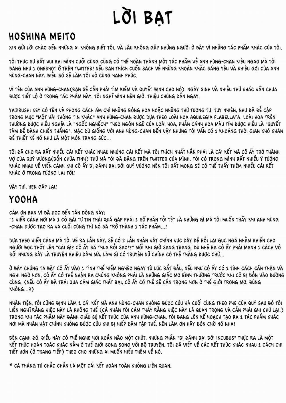 Chuyến phiêu lưu của anh hùng-chan đã đi đến hồi kết Oneshot trang 60