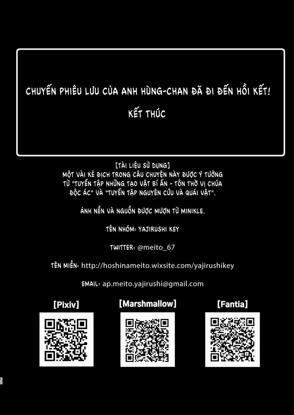 Chuyến phiêu lưu của anh hùng-chan đã đi đến hồi kết Oneshot trang 62