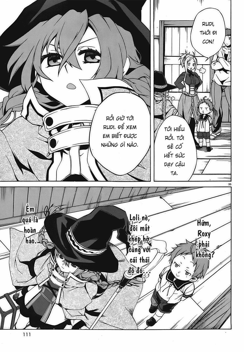 Chuyển Sinh Không Nghề Nghiệp: Tôi Sẽ Cố Gắng Hết Sức Nếu Tôi Đến Thế Giới Khác 1 trang 38